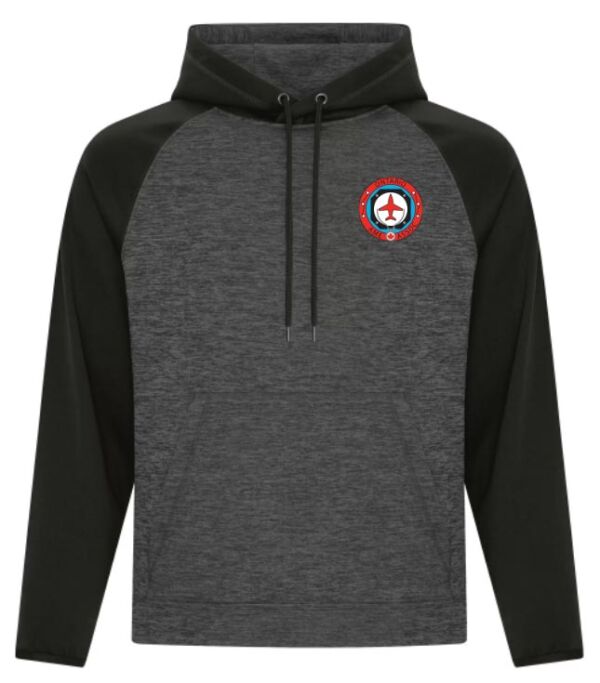 ATC™ DYNAMIC HEATHER FLEECE TWO TONE HOODED SWEATSHIRT - Image 2